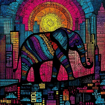 Artwork thumbnail, Elephant Ritual by AutoPopStudio