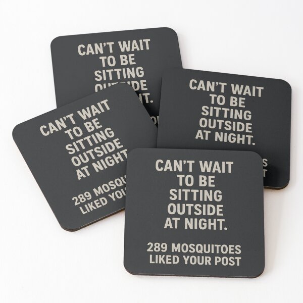 Item preview, Funny Mosquito Can't Wait To Be Sitting Outside At Night  designed and sold by HowToCanadian.