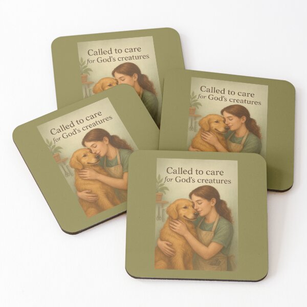Item preview, Called to Care for God's Creatures - Faith-Based Dog Grooming Art designed and sold by SalonEsperanza.