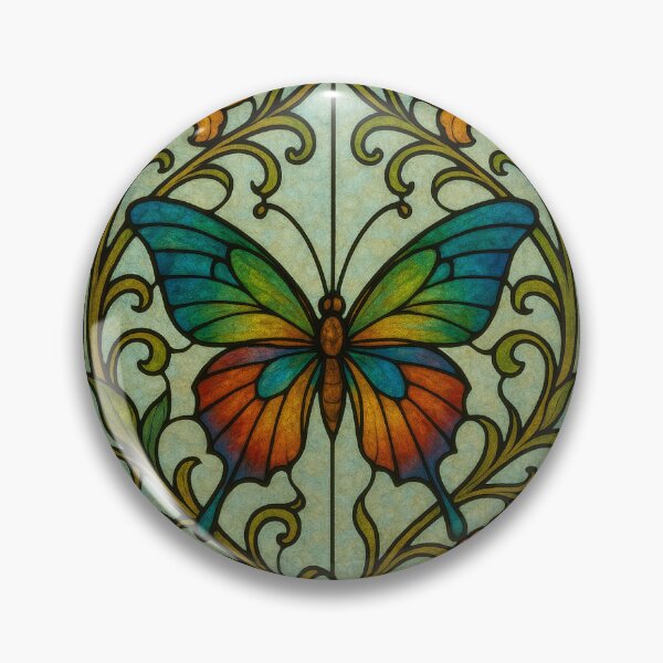 Item preview, Stained Glass Butterfly  designed and sold by 1970s Dreamscapes.