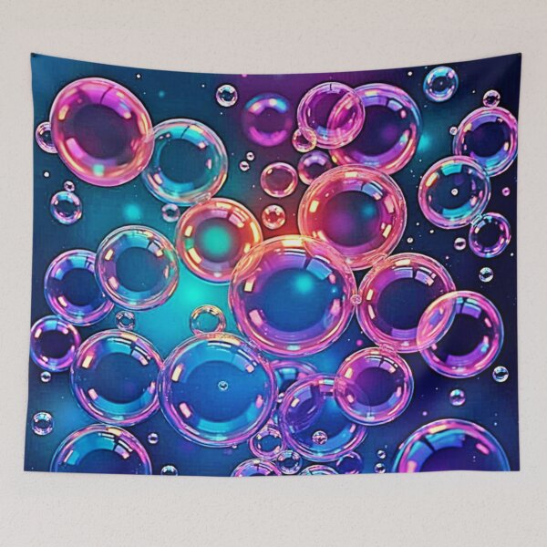 Item preview, Purple Pink Bubble Magic designed and sold by Health And Fitness Posts e-Store.
