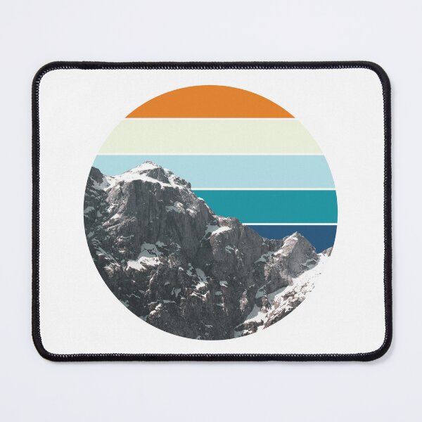 Item preview, Alpine Mountain Peak Retro Sunset designed and sold by Gezzoto's Brewery.
