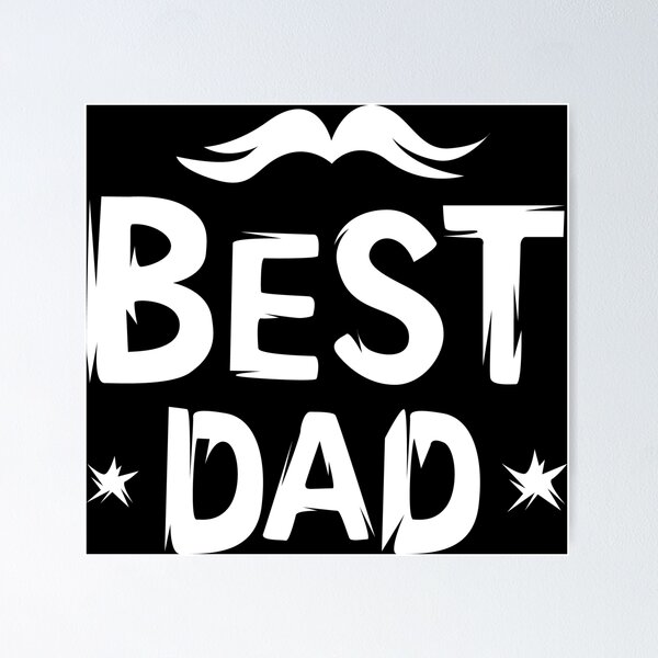 Item preview, best dad - Cartoon for the best dads with beards designed and sold by AndreMi.