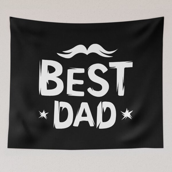 Item preview, best dad - Cartoon for the best dads with beards designed and sold by AndreMi.