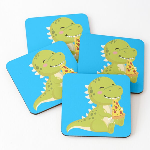Item preview, Baby Tyrannosaurus Rex Eating Pizza designed and sold by MayRahTee.