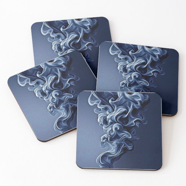 Item preview, Emotional Blue Smoke Art designed and sold by Health And Fitness Posts e-Store.