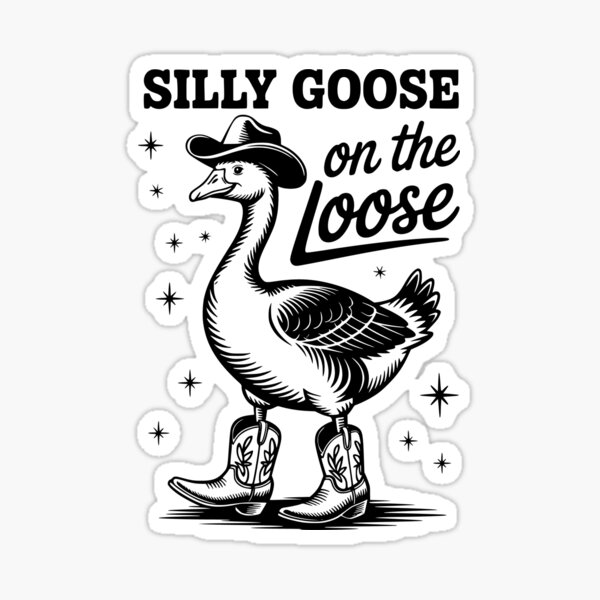 Item preview, Silly goose on the loose designed and sold by FloraliteCo.