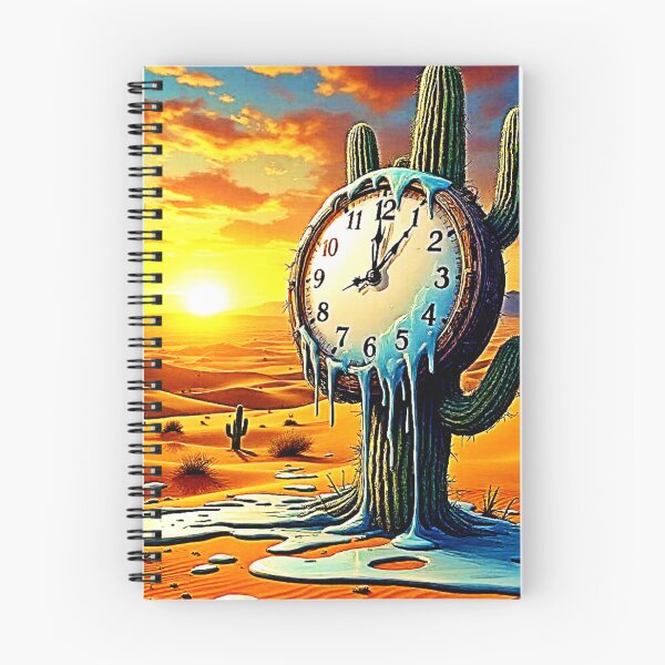 Item preview, Desert Clock Dreamscape designed and sold by Health And Fitness Posts e-Store.