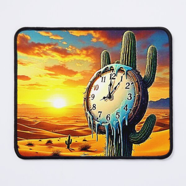Item preview, Desert Clock Dreamscape designed and sold by Health And Fitness Posts e-Store.