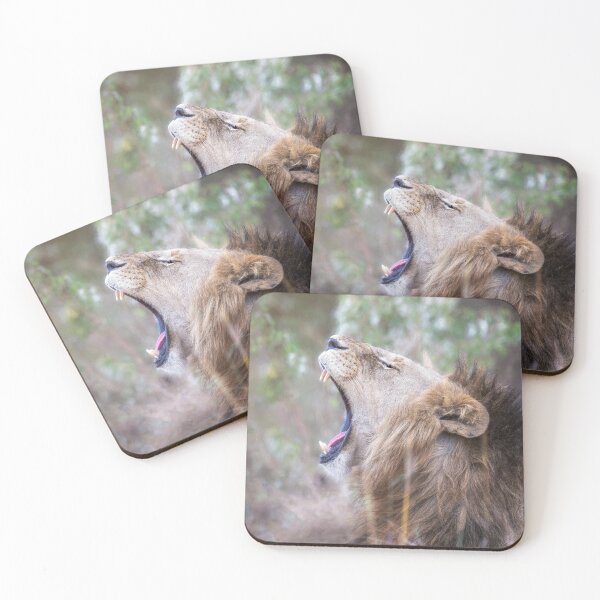 Item preview, A Big Lion Yawn in Kenya designed and sold by PhotoArt by Joan Carroll.