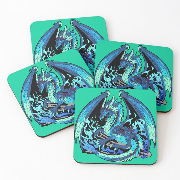 Item preview, Elemythical Bluefire Dragon designed and sold by OhhSeeDeeWorks.
