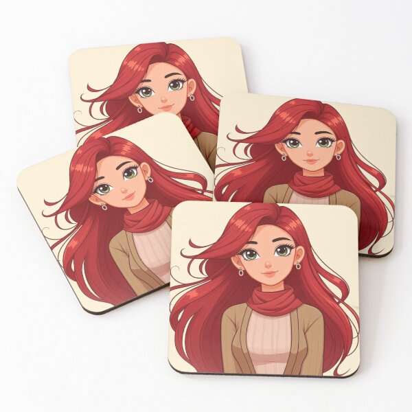 Item preview, Red hair lady designed and sold by PandoraCastle.