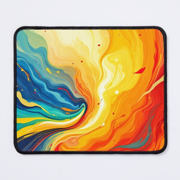 Item preview, Fire and Water Abstract designed and sold by Health And Fitness Posts e-Store.
