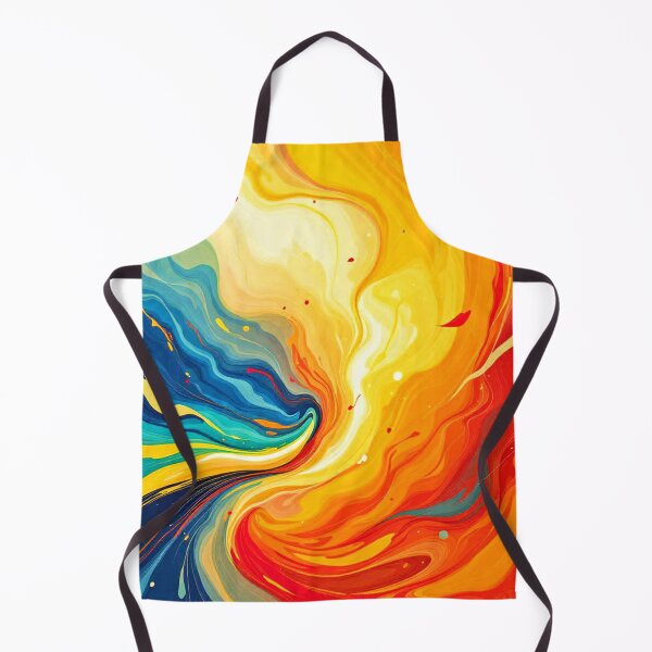 Artikelvorschau, Feuer und Wasser abstrakt entworfen und verkauft von Health And Fitness Posts e-Store.