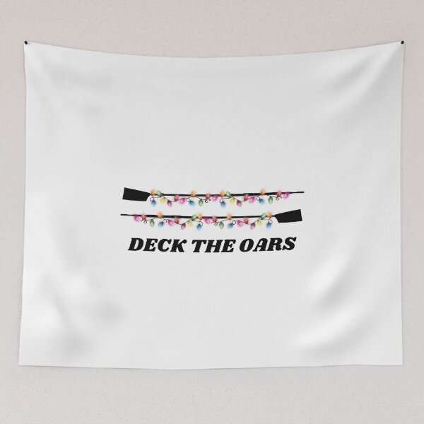 Item preview, Deck The Oars Funny Rowing designed and sold by StrokeOfGeniusR.