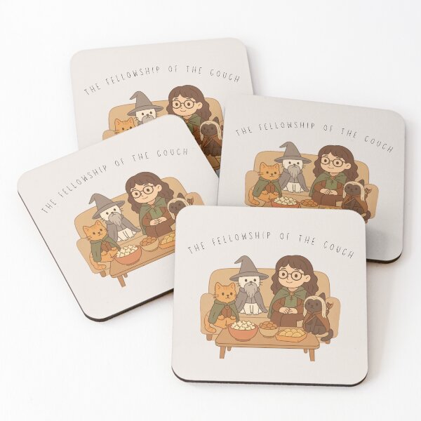 Item preview, Fellowship of the Couch designed and sold by Cozy Nerdy Things.
