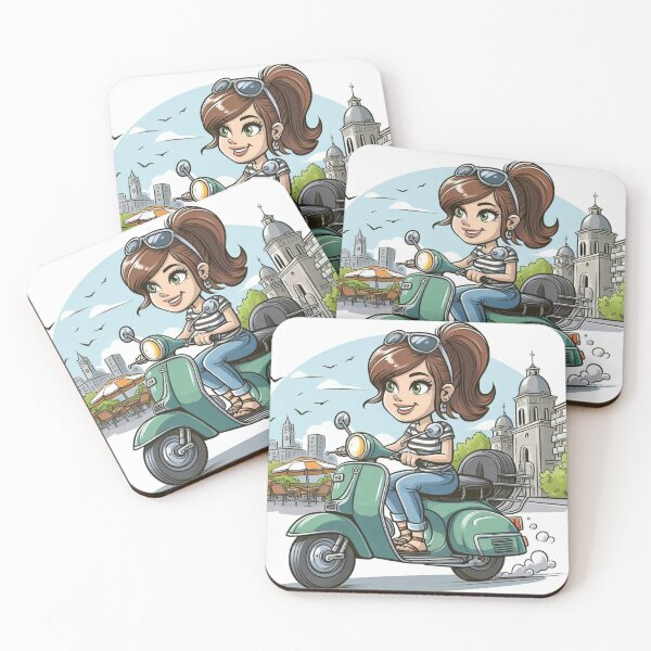 Item preview, Driving a scooter designed and sold by PandoraCastle.