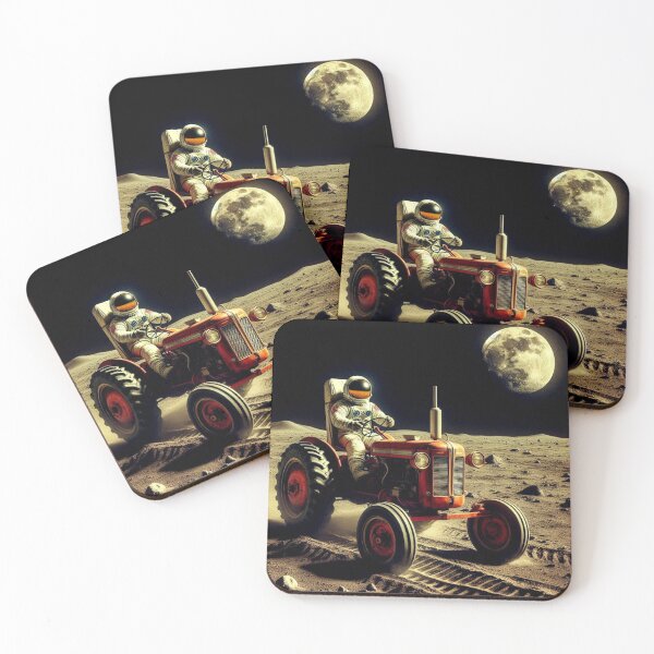 Item preview, Astranaut and old tractor  designed and sold by Dogandesighn.