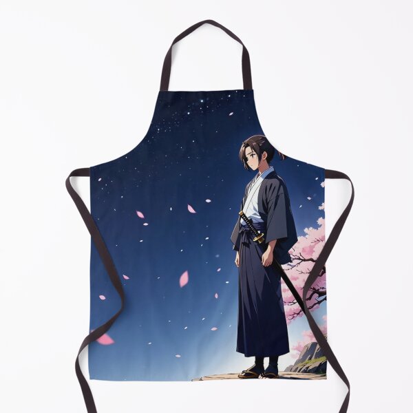 Item preview, Lone Ronin — Anime Samurai Under Sakura at Night | Japanese Mountain Scene designed and sold by ArtiQreate.