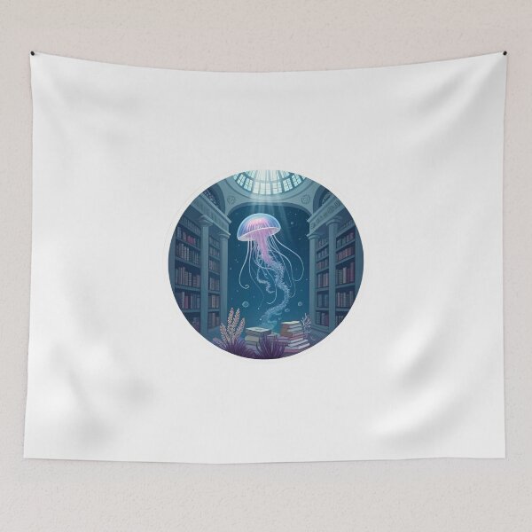 Item preview, Library in the deep  designed and sold by Lucky 777.