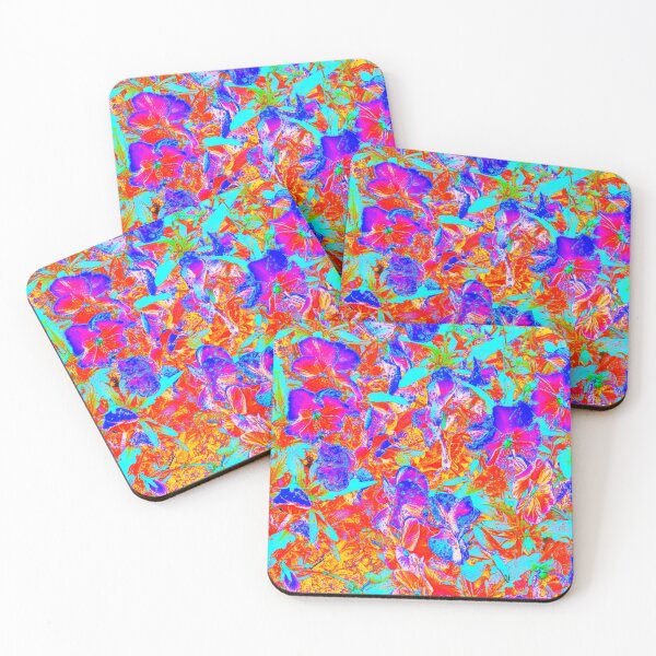 Item preview, Abstract Colorful Flipped Flowers 24 designed and sold by SXW Designs.