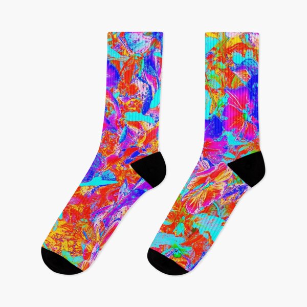 Item preview, Abstract Colorful Flipped Flowers 24 designed and sold by SXW Designs.