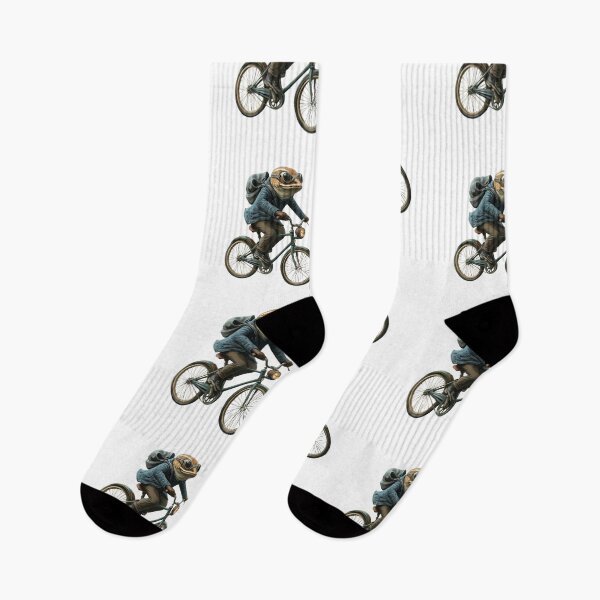 Item preview, Vintage Frog on a Bicycle – Whimsical Animal Adventure designed and sold by MomentumbyOla.