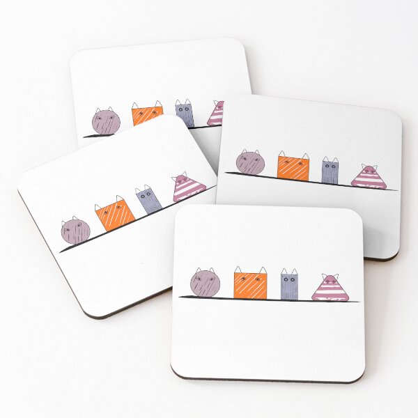 Item preview, Cats in colors designed and sold by my-wishlist.