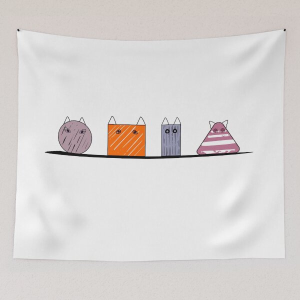 Item preview, Cats in colors designed and sold by my-wishlist.