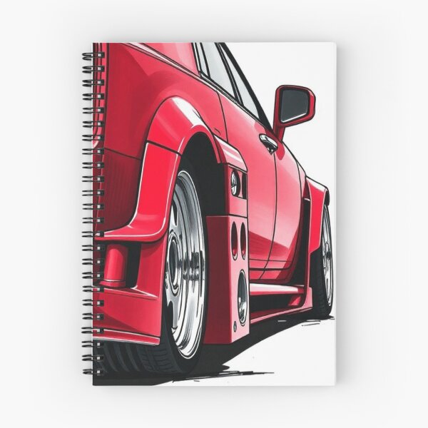 Item preview, Classic super racing car drawing red designed and sold by koringaFTS.