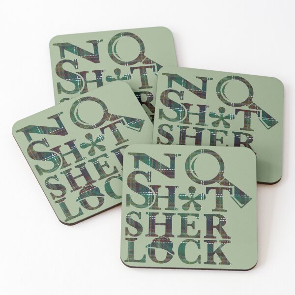 Item preview, No Sh*t Sherlock (Tartan) designed and sold by kridel.
