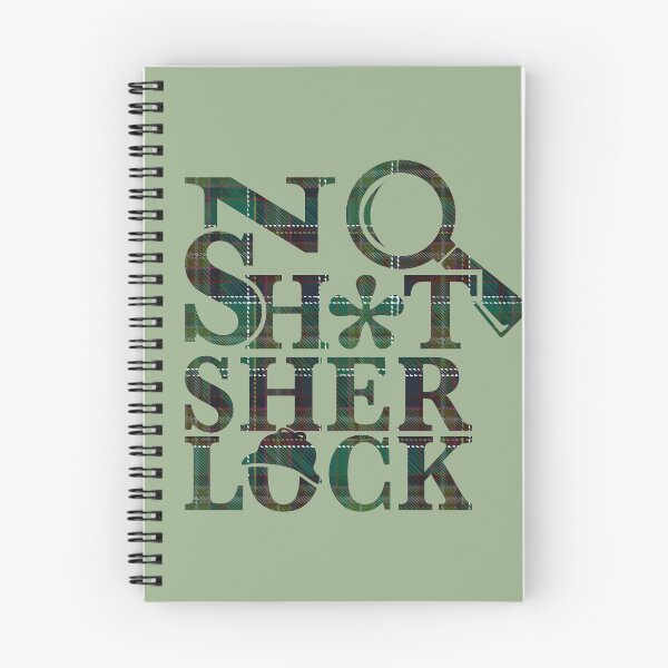 Item preview, No Sh*t Sherlock (Tartan) designed and sold by kridel.