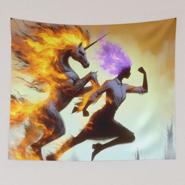 Item preview, Spirit of the Unicorn, Ai Generated Art  designed and sold by ACC .