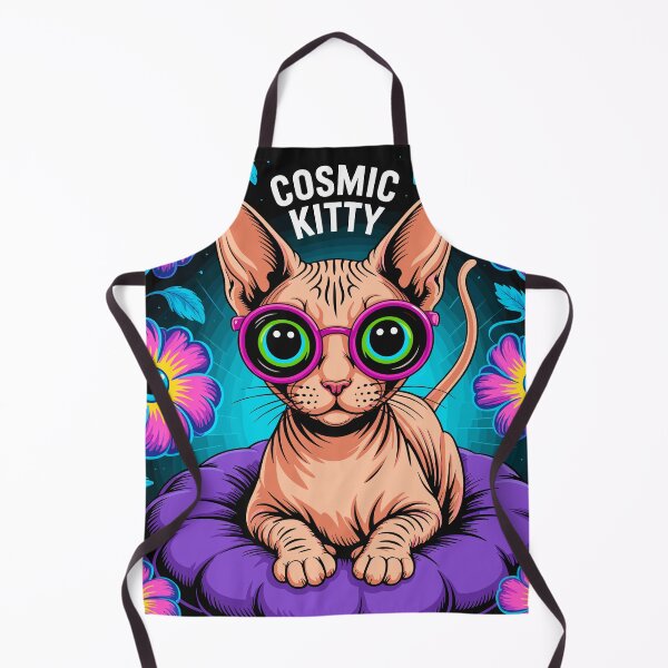 Item preview, Psychedelic Sphynx Cat Surreal Flower – Trippy Cool Style for Cat Lovers designed and sold by paulo silveira.