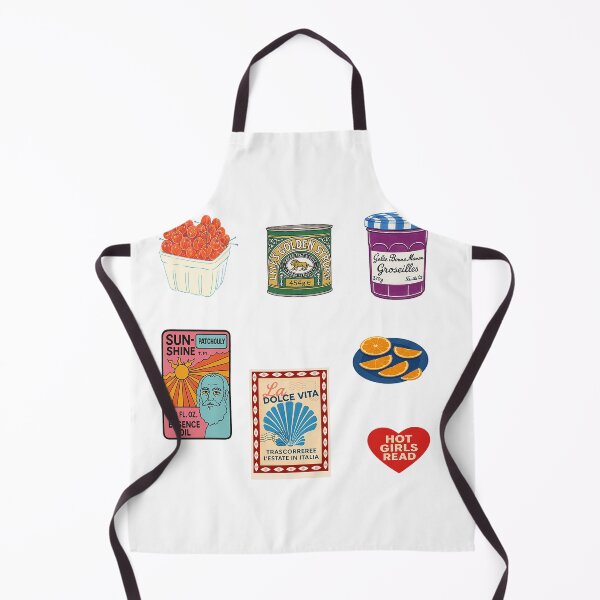 Item preview, Retro Food & Label Sticker Sheet – Colorful Vintage Graphic Collage designed and sold by weirdfishes123.