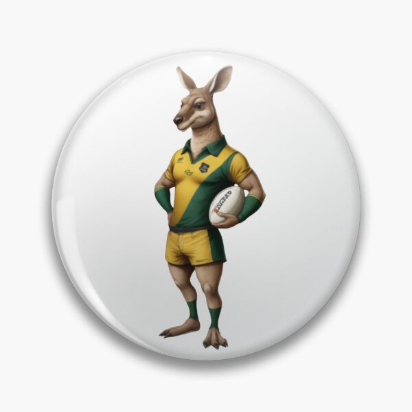 Item preview, Kangaroo rugby player designed and sold by RAA-Logo-Image.