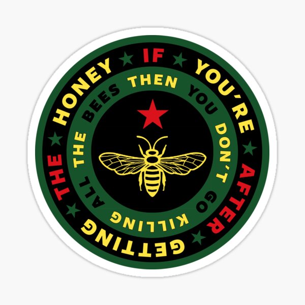 Item preview, Vintage Style British Punk Rock Mescaleros Retro Reggae Honey Bee Graphic designed and sold by wmxdesign.