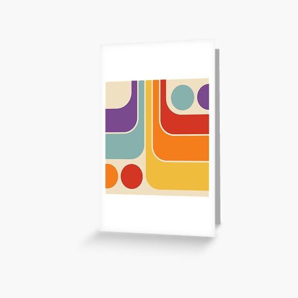 Item preview, Retro Geometric Design 628 designed and sold by tonymagnerart.