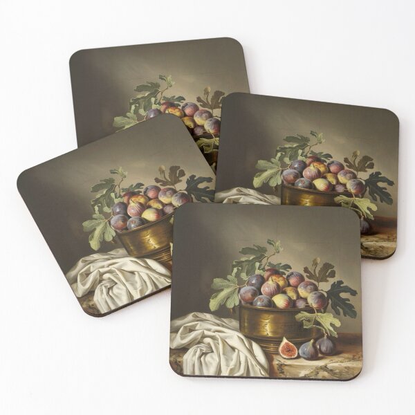 Item preview, Figs Fruit in Brass Pot | French Country Still Life Painting  designed and sold by CARRAANN.