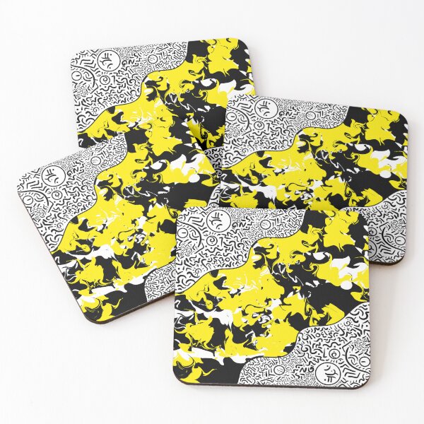 Item preview, Aligned patterns in yellow designed and sold by Md_Openworld.