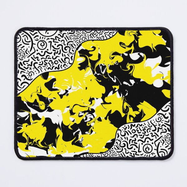 Item preview, Aligned patterns in yellow designed and sold by Md_Openworld.