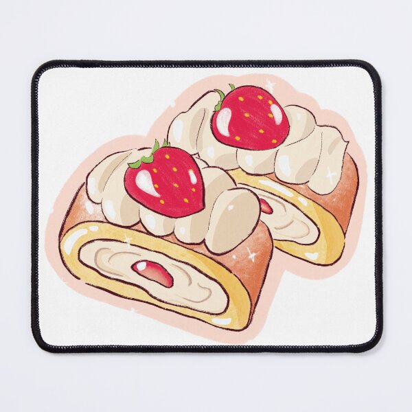 Item preview, Delicious Strawberry Swiss Roll designed and sold by ThePinkestPants.