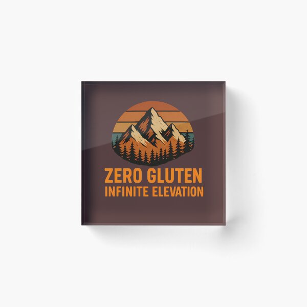 Item preview, Cero Gluten Infinite Elevation – Cita para personas celíacas que practican senderismo designed and sold by tinytwist.