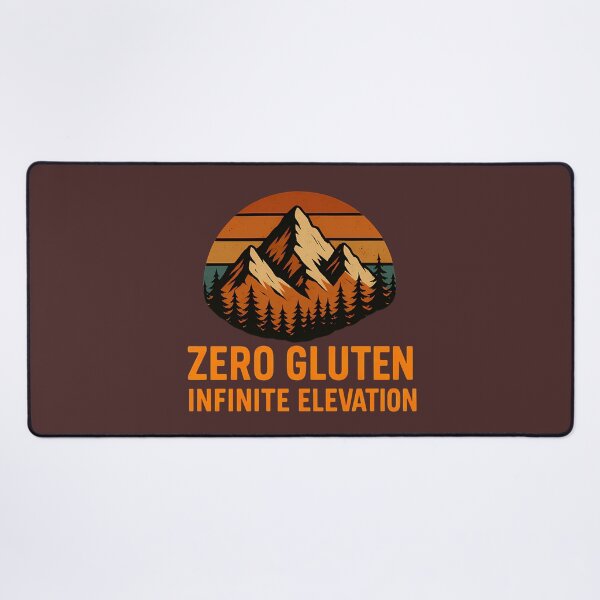 Item preview, Zero Gluten Infinite Elevation – Celiac Hiking Quote designed and sold by tinytwist.