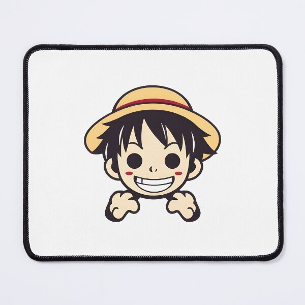 Item preview, Minimalist Chibi Pirate Head – Cute Anime Style Cartoon Face Design Luffy designed and sold by Greemo03.