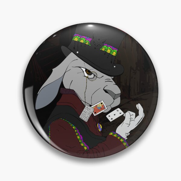 Item preview, Madlabb – MONSIEUR NEON : The Hare of Sleight (Portrait) designed and sold by OfficialMorenoValentim.