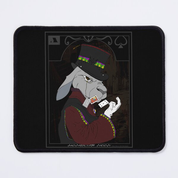 Item preview, Madlabb – MONSIEUR NEON : The Hare of Sleight (Portrait) designed and sold by OfficialMorenoValentim.