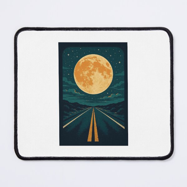 Item preview, Highway with the Full Moon: Mystery and Freedom in Motion designed and sold by thomashummelgen.