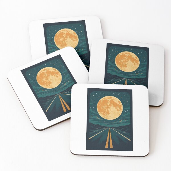 Item preview, Highway with the Full Moon: Mystery and Freedom in Motion designed and sold by thomashummelgen.