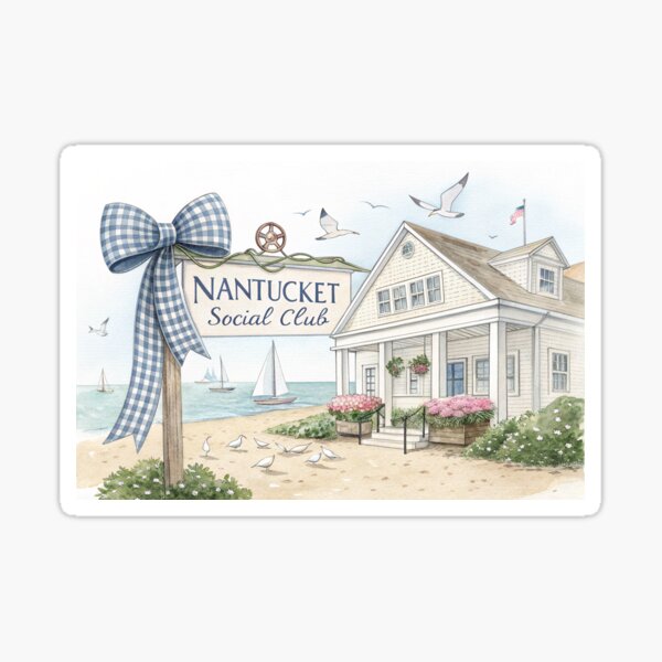 Item preview, Nantucket Social Club  designed and sold by ashofthesouth.